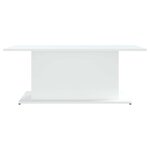 vidaXL Table basse blanc 102x55 5x40 cm bois d'ingénierie