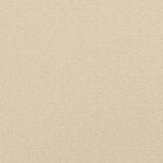 vidaXL Canapé 2 places avec oreillers décoratifs crème 120 cm tissu