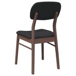 vidaXL Chaises à manger coussins 2 Pièces marron bois massif caoutchouc
