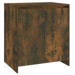 vidaXL Buffets 3 Pièces Chêne fumé Bois d'ingénierie