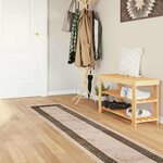 vidaXL Coureur de Tapis MARSA Noir 50 x 300 cm Polyester et PVC