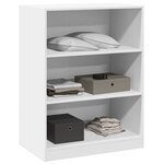 vidaXL Garde-robe blanc 77x48x102 cm bois d'ingénierie