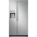 Samsung rs50n3403sa - réfrigérateur américain - 501 l (357 + 144 l) - froid ventilé multiflow - l 91 2 x h 178 9 cm - inox