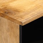 vidaXL Tables de chevet 2 Pièces 40x34x46 cm bois massif de manguier brut