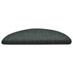 vidaXL Tapis autoadhésifs de marches 10 Pièces Vert 56x17x3 cm Aiguilleté