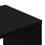 vidaXL Meuble TV 2 Pièces Noir 100 x 30 x 30 cm Bois d'ingénierie