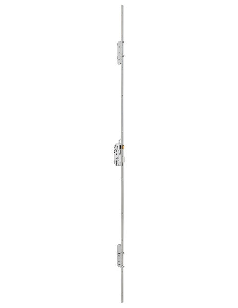 THIRARD - Serrure à encastrer multipoints 3 points NF QC TRIMAX à 2x2 pênes ronds  hauteur 2250mm  sans gâches - THIRARD