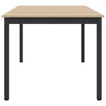 vidaXL Table de salle à manger / Table de repas Bois d'ingénierie