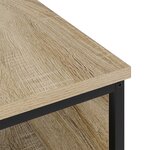 vidaXL Cabinet de chevet Chêne sonoma 28.1 x 40.9 x 75 cm