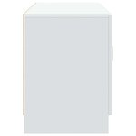vidaXL Meuble TV Blanc 99 x 34 5 x 47 cm Bois d'ingénierie