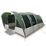 vidaXL Tente familiale tunnel 8 personnes vert imperméable