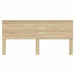 vidaXL Tête de lit Chêne Sonoma 200 cm Bois d'ingénierie