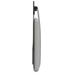 vidaXL Tête de lit suspendue Gris nuage Tissu