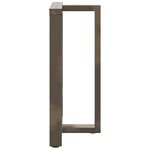 vidaXL Pieds de table de bar en T 2 pièces noir 60 x 35 x (90-91) cm acier
