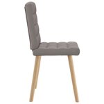 vidaXL Chaises à manger lot de 2 taupe tissu