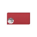 Paquet de 25 cartes pliées 210g 106x213 rouge groseille clairefontaine