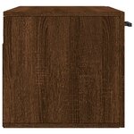 vidaXL Armoire murale chêne marron 80x36 5x35 cm bois d'ingénierie