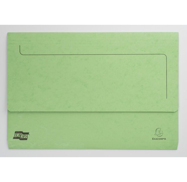 Chemise Poche Nf A4 265g Fc - Citron Vert - X 25 - Exacompta