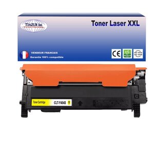 Toner compatible avec Samsung CLT-Y404 pour Samsung XPress C430FW - Jaune  -1 000 pages - T3AZU