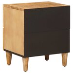 vidaXL Table de chevet Marron 40 x 33 5 x 46 cm Bois de mangue massif