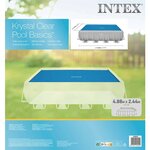Intex Couverture solaire de piscine Bleu 476x234 cm Polyéthylène