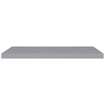 vidaXL Étagères murales flottantes 2 Pièces gris 90x23 5x3 8 cm MDF