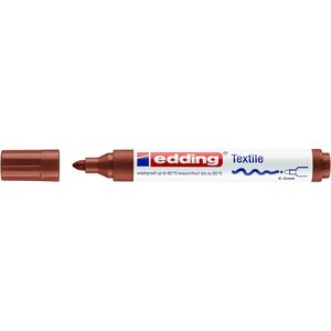 Marqueur pour Textiles 4500 Marron Pointe Moyenne 2-3 mm EDDING