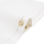 vidaXL Bâche blanc Ø 2 6 m 650 g/m²