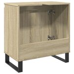 vidaXL Armoire de bain chêne sonoma 58x33x60 cm bois d'ingénierie