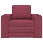 vidaXL Canapé-Lit Bordeaux 98 x 71 x 83 cm Velours