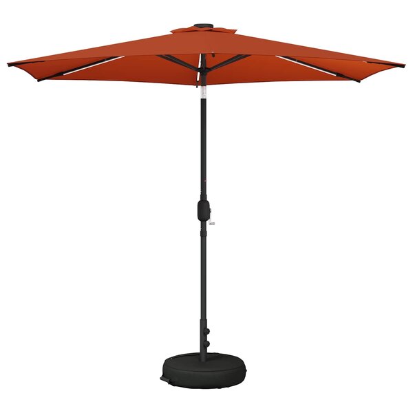 vidaXL Parasol de jardin avec lampes LED 270 x 270 cm Polyester