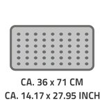 RIDDER Tapis de bain antidérapant Promo Blanc