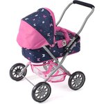 Bayer Chic 2000 555-33 - Poussette pour poupée SMARTY Bleu Rose Papillons