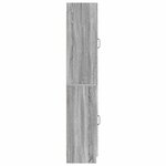 vidaXL Ensemble de Meubles 2 Pièces Sonoma gris Bois d'ingénierie