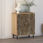 vidaXL Armoire latérale 60x33x75 cm bois massif de manguier