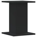 vidaXL Supports pour plantes 2 Pièces noir 30x30x40 cm bois d'ingénierie