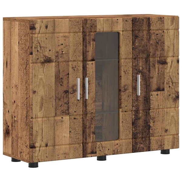 vidaXL Cabinet en Bois avec stockage Bois ancien 88 5 x 30 5 x 73 cm