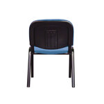 Q-connect chaise empilable - Max. supporte 100kg - 91x49x44cm - Bleu