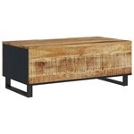 vidaXL Table basse 100x54x40cm bois de manguier solide et d'ingénierie