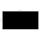 vidaXL Couverture de piscine Noir 488 x 244 cm PE