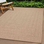 vidaXL Tapis ZIZUR beige 80x250 cm aspect de jute intérieur extérieur