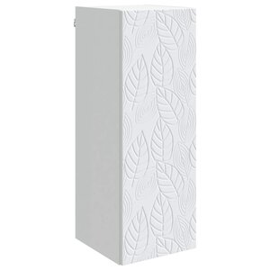 vidaXL Armoire Murale Blanc 33 x 34 5 x 90 cm Bois d'ingénierie