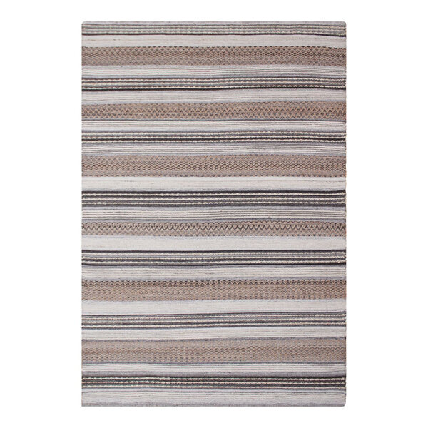 Tapis tissé à la main marron et gris 200 x 300 cm