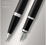 Parker im coffret cadeau duo : stylo plume et stylo bille  laque noire