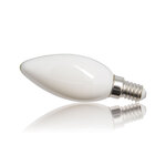 Ampoule à filament led flamme  culot e14  4w cons. (40w eq.)  lumière blanche neutre
