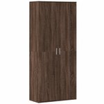 vidaXL Buffet haut chêne marron 80x35x180 cm bois d'ingénierie