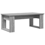 vidaXL Ensemble de tables basses 2 Pièces Gris Sonoma Bois d'ingénierie