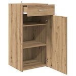 vidaXL Buffet chêne artisanal 42 5 x 40 x 93 cm Bois d'ingénierie