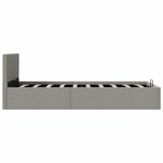 vidaXL Cadre de lit à rangement hydraulique sans matelas 100x200 cm