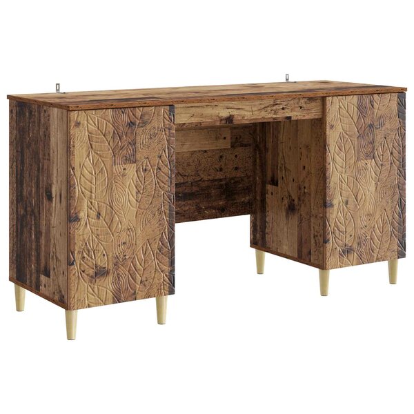 vidaXL Bureau Bois ancien Bois d'ingénierie 142 5 x 50 x 75 cm